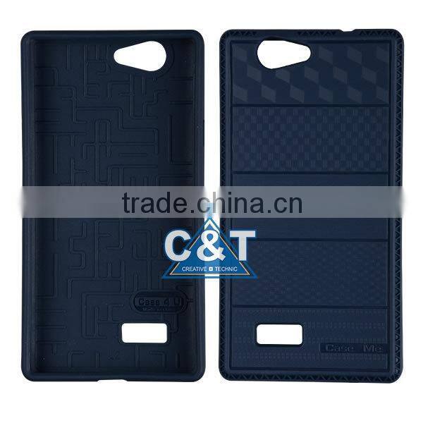 C&T Flexible TPU High Impact Soft Back Cover for Zte Blade X9
