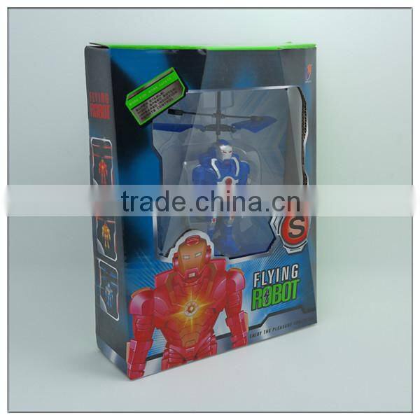 Newest toys Flying Robort.HY-835 infrared induction toy flying helicopter for sale