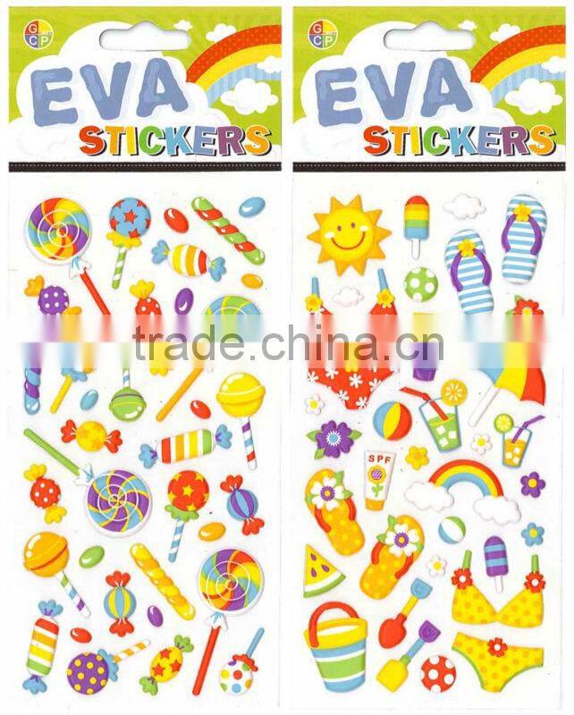 3D EVA sticker for kids