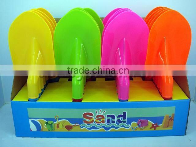 summer sand beach toy 24 pieces short plastic kid garden toy shovel