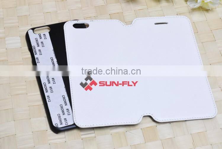 2015 NEW sublimation film cover for iphone 6 OEM leather phone case cover