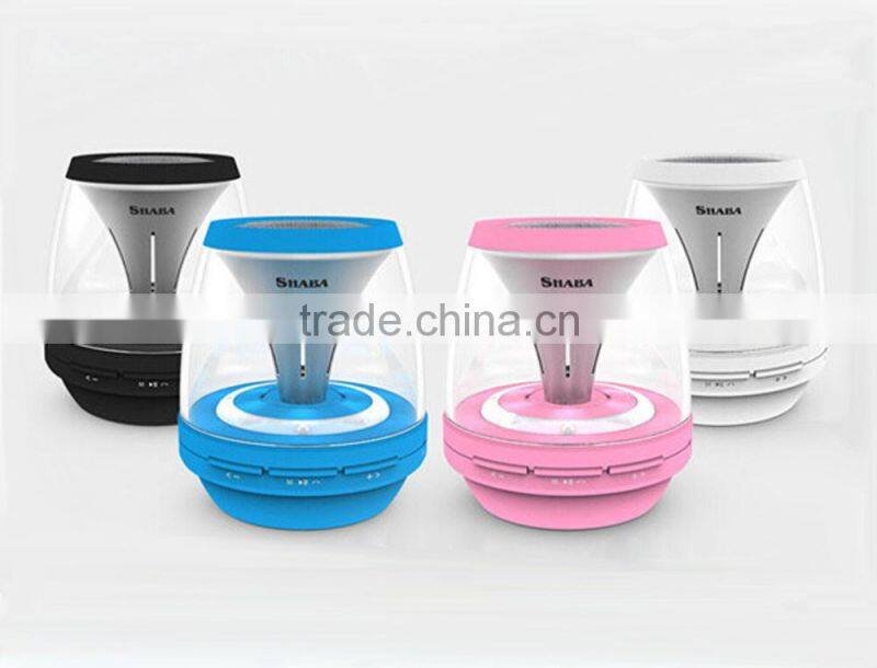 SHABA VS-18 Portable Mini Bluetooth Speaker with LED Flash Light and FM Radio