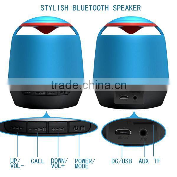 Mini bluetooth speaker of mobile phone,but loud speaker,Cute like rainbow mushroon