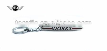 Car accessories auto parts metal keychain ring