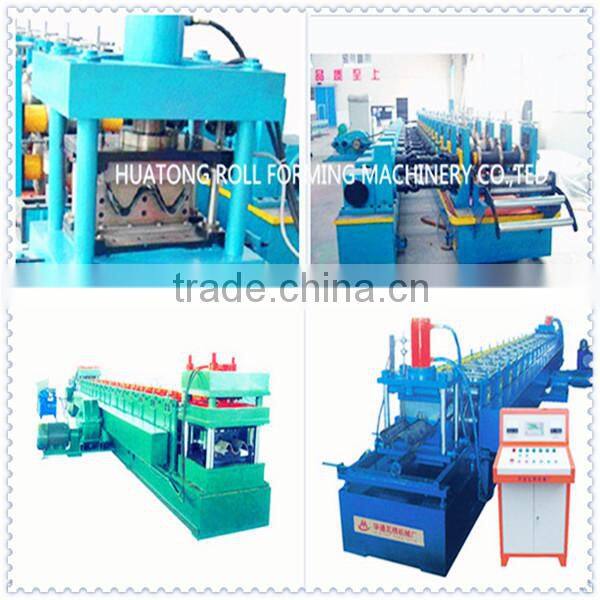 high speed guardrail roll forming machine