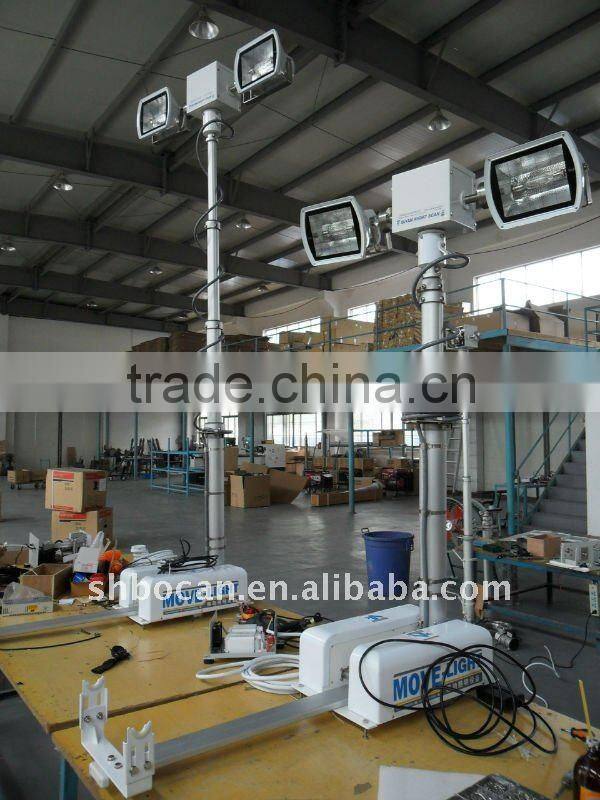 vehicle mounted light tower