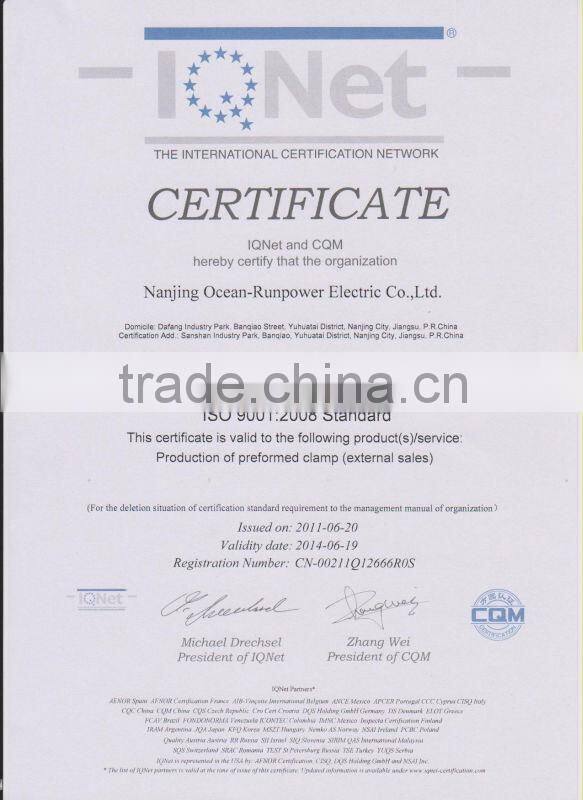 Preformed armour rods/Line guard for AAC,AAAC,ACSR/ACS,and AACSR conductors