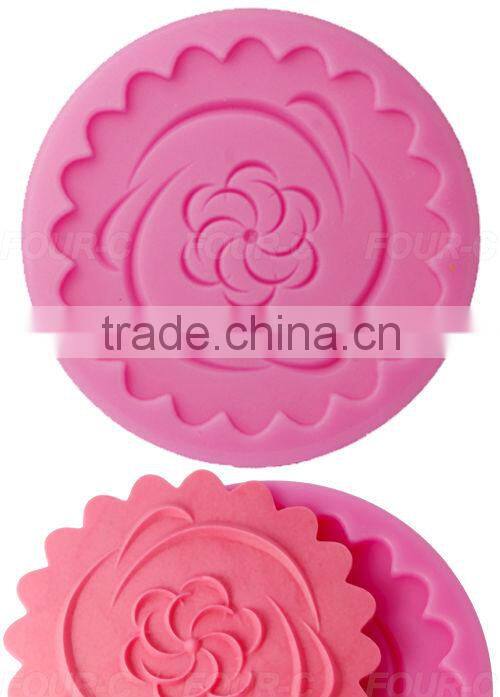 Silicone Sugarpaste Mold Cup Cake Top Decor Mould