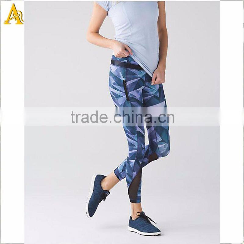 hot sale wholesale printed gym leggings, sport fitness leggings