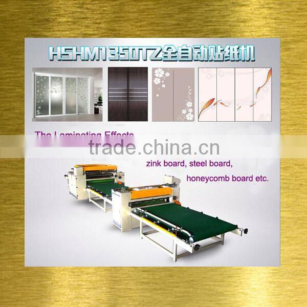 promotion machine laminating decorative film on plywood