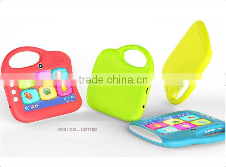 Hot Selling 5 inch kids tablet case with handle Rockchip 2926 single core Cortex A9 1.3GHz 800*480 Pixels HD Screen C