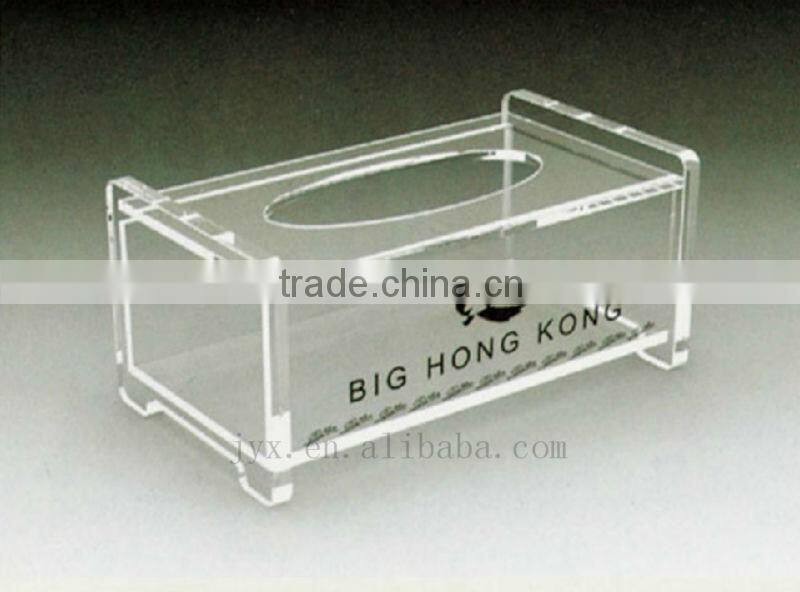 Black,acrylic napkin / tissue box/acrylic plastic tissue box