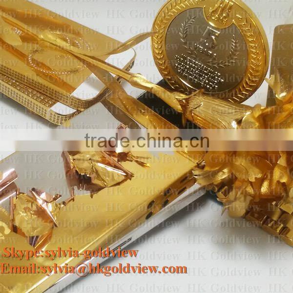 24k gold/rose gold/platinum plated housing for iPhone 5 5s se