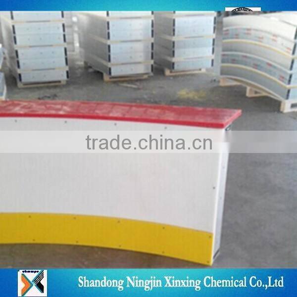 HDPE synthetic ice skating board /hockey rink barrier /HDPE dasher board