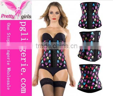 wholesale latex waist trainer corset for ladies