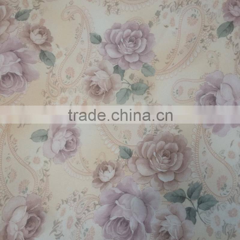 China supplier fabric 65% polyester 35% rayon silk blend fabric Woven / Knitted Garment Polyline Fabric Wholesale
