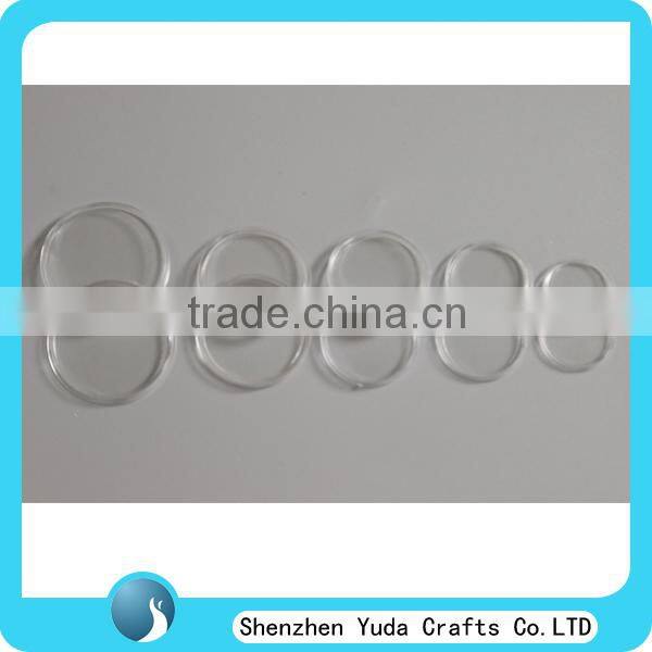 Promotional all kinds of coin capsules/ plastic coin box with lid