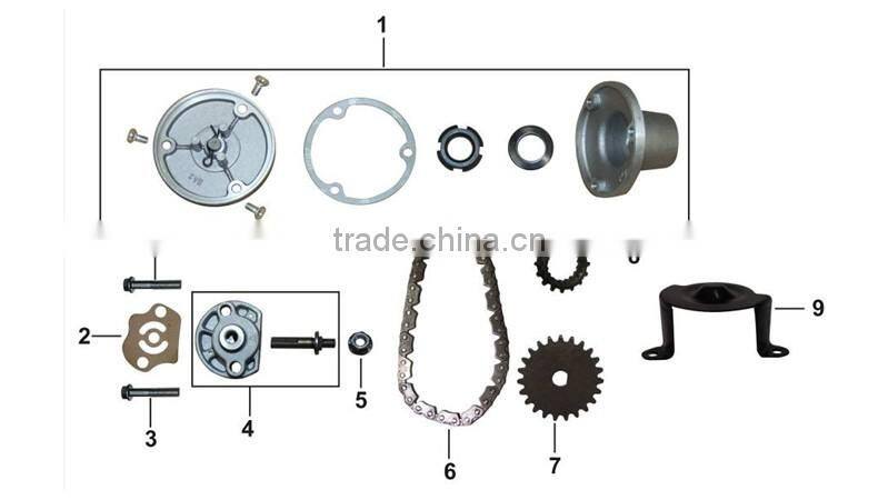 Good material high performance oil filter assy pump assy for FT180
