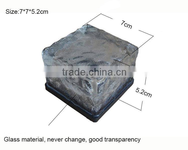 energy saving yellow integrated greenway solar ice brick light