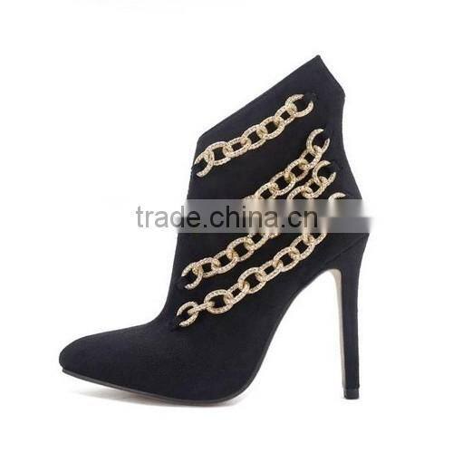 women heel shoes newest designs christmas shoes 2017 PF4409