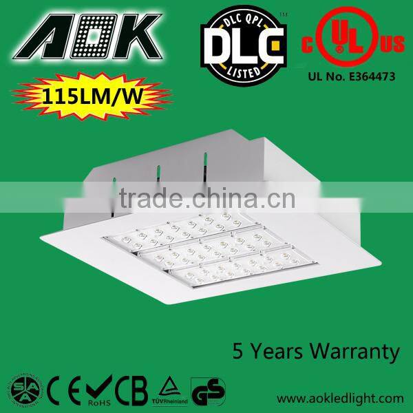 5 Years Warranty 160 Watt LED Price Sign Petrol Gas Station Recessed Light with TM21 Report 62000 Hours Lifespan