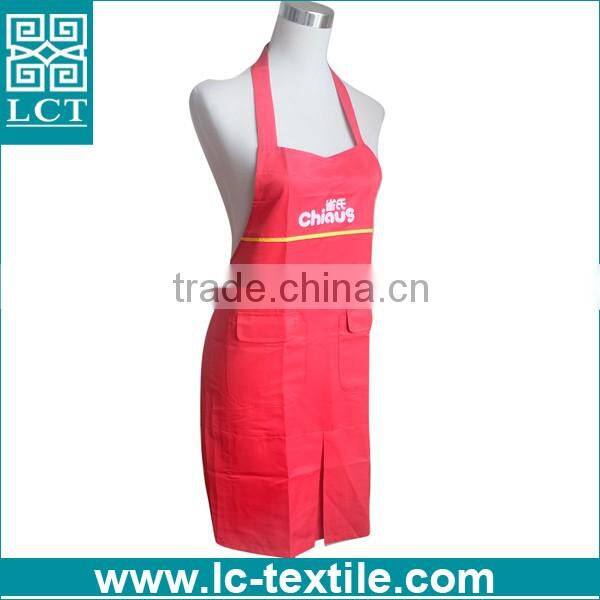 cheap promotional custom print plaid apron