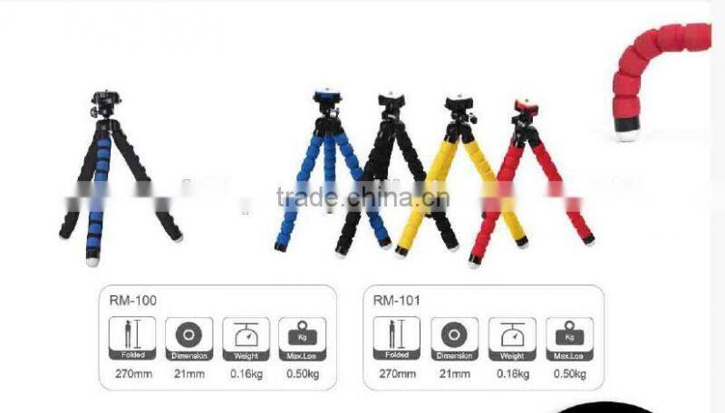 FOTOPRO Lightweight Camera flexible foam tripod RM-101 quick release plate