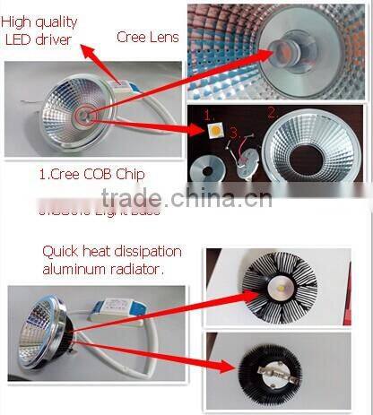 Reflector cup cob AR111 13W 15W E27 GU10 AR111 light G53 led AR111 led reflector