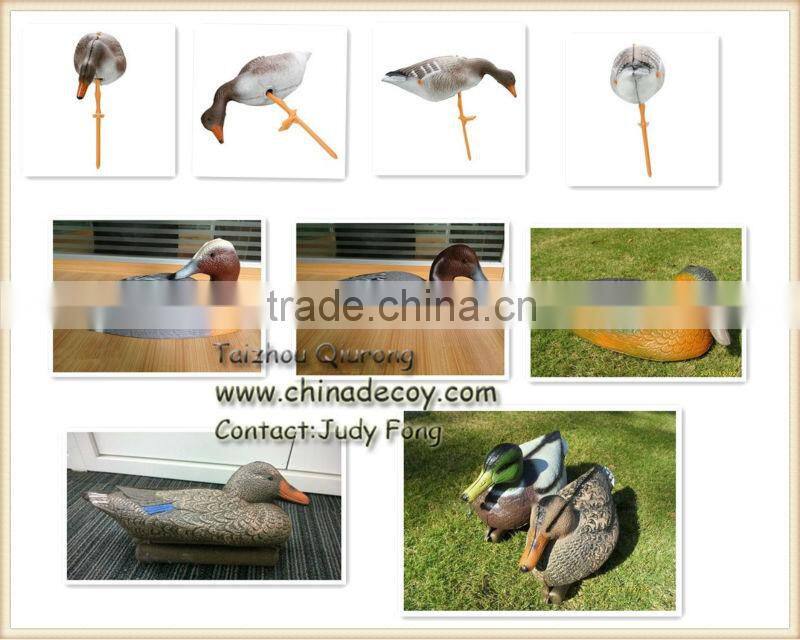 14inch plastic simulation duck for garden decoration