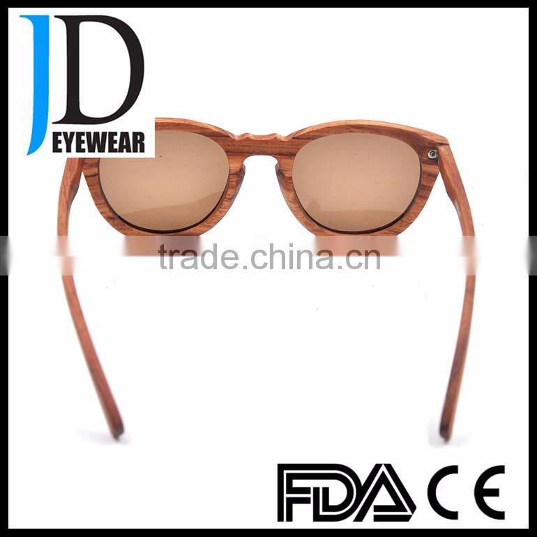 High Quality Cat.3 UV400 OEM Skateboard Wood Sunglasses