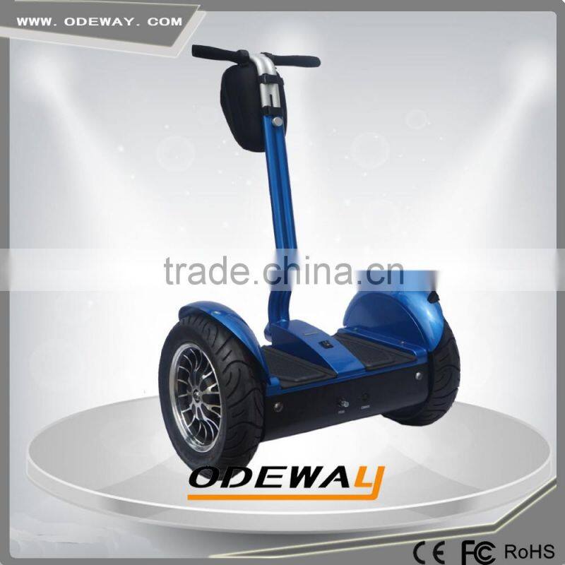 Magic drving experence-2016 fashionable city road scooter electric self balance skateboard with handle bar