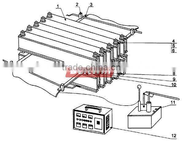 Water cooling Conveyor Belt Vulcanizer and belt jointing press