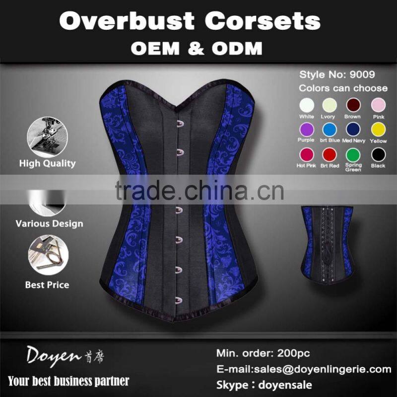 Sexy super plus size corset shaper type steampunk corset gothic corset