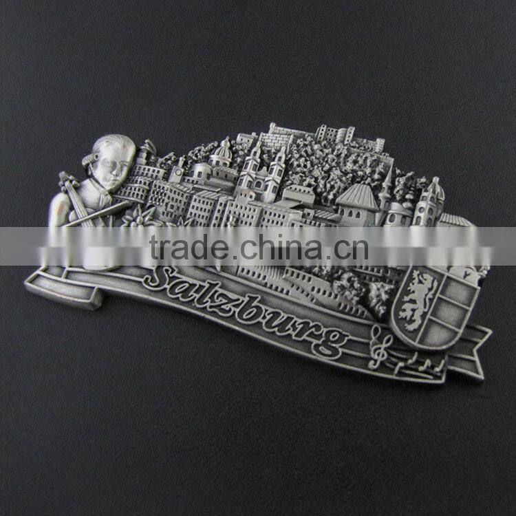 wholesale custom personalized colourful paint 3d tourist souvenir cities fridge magnet