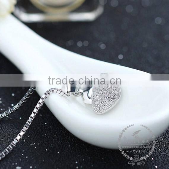 925 sterling silver simple necklace fashion women necklace supplies 6360442