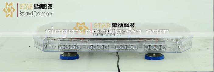 Hot selling amber police strobe led warning alarm mini led lightbar TBD-558