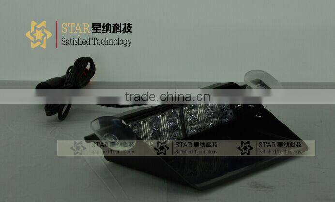 12 volt red/blue led visor dash warning lights, led strobe dash light