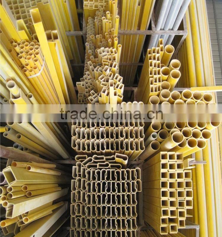 High quality pultruded frp profile, fiberglass profile, pultruded fiberglass profiles