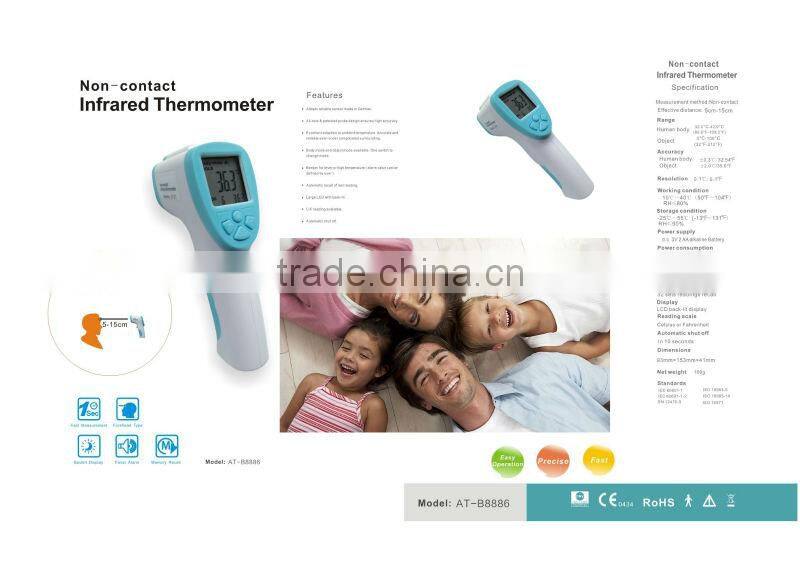 2014 new design non-contact infrared thermometer