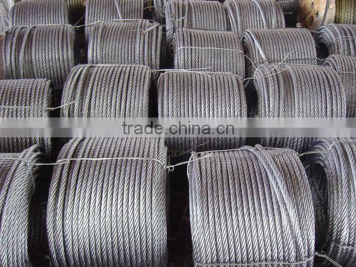 Marine lifting steel wire ropes, high quality rigging wire ropes