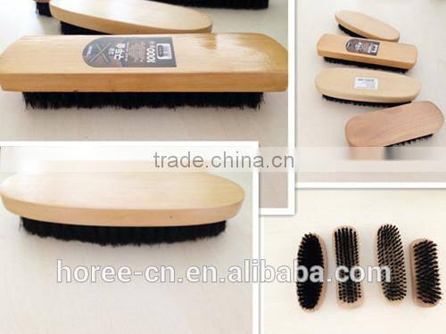 wooden shoe cleaning brush