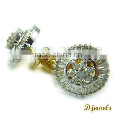 Diamond Earrings, Ladies Diamond Earrings, Earrings Jewelry
