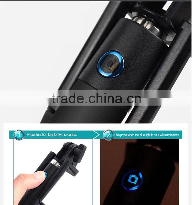 2015 new foldable monopod wholesale bluetooth selfie stick,Selfie-Stick With Shutter Bluetooth