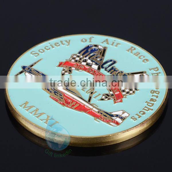 2014 Scenery bulk wholesale coins in nickel plating/cheap custom coins china manufacturer