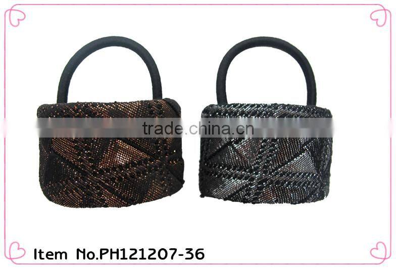 2014 new design Opened Circle Cuff Hair Band Ponytail Holder