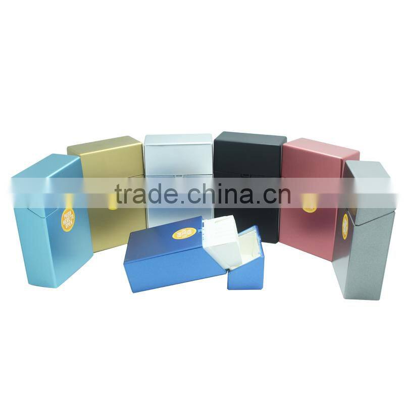 Grey ABS Plastic cigarette box /case / Holder push button for 20s kind size 85mm cigrettes