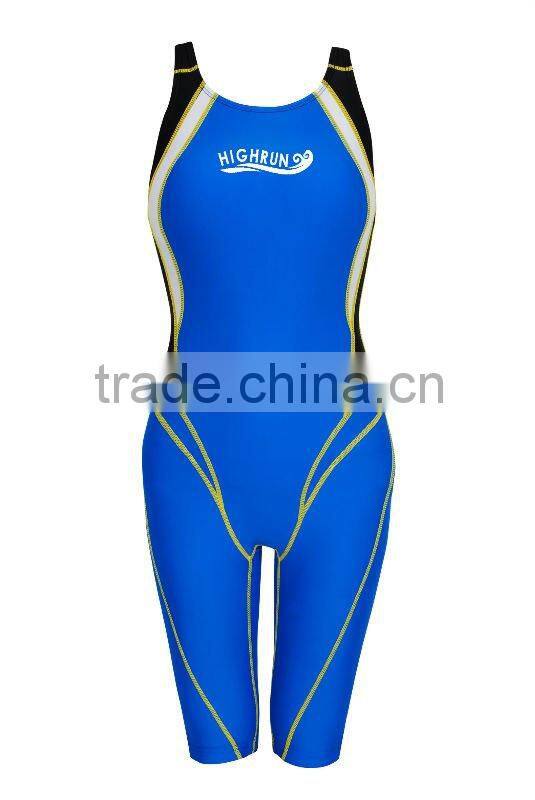 (Hot Selling) Ladies Long Black Full Body Swimsuit