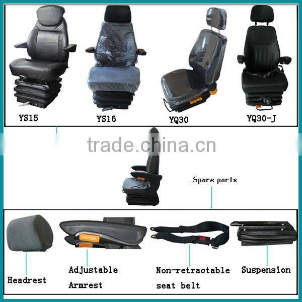 Luxury Grammer style bus seat with fabric or PVC cover(YS18)