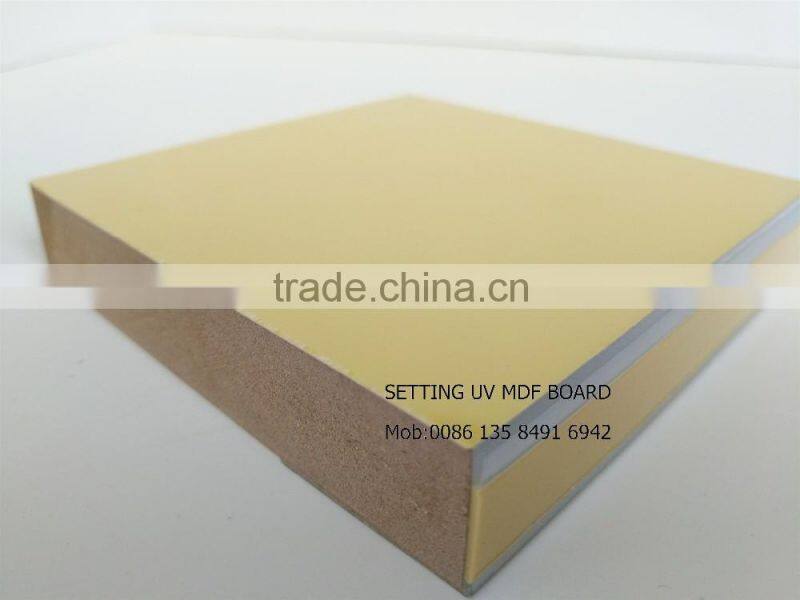no orange peel ,high glossy uv mdf panels for kitchen cabinet ,wardrobe ,doors