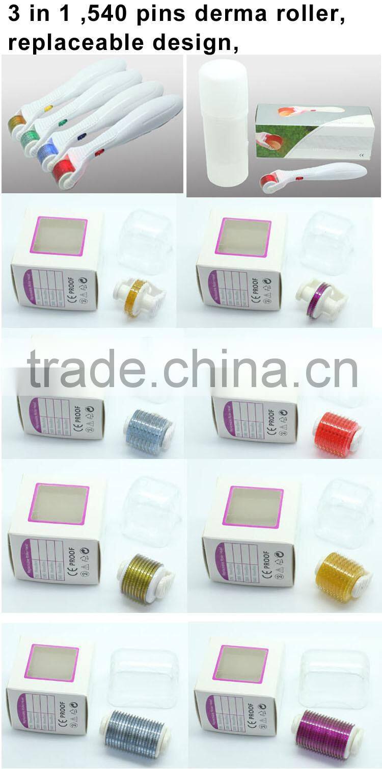 Manufactory Micro needling derma roller with 192 needle pin Skin dermaroller MT192, DNS192, DRS192 ZGTS derma rollers all here